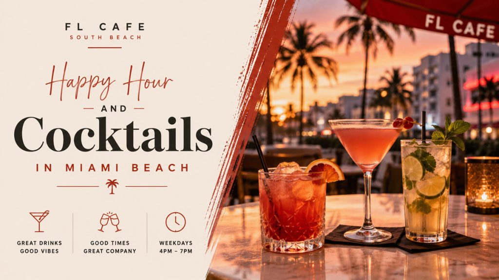 Happy Hour and Cocktails in Miami Beach
