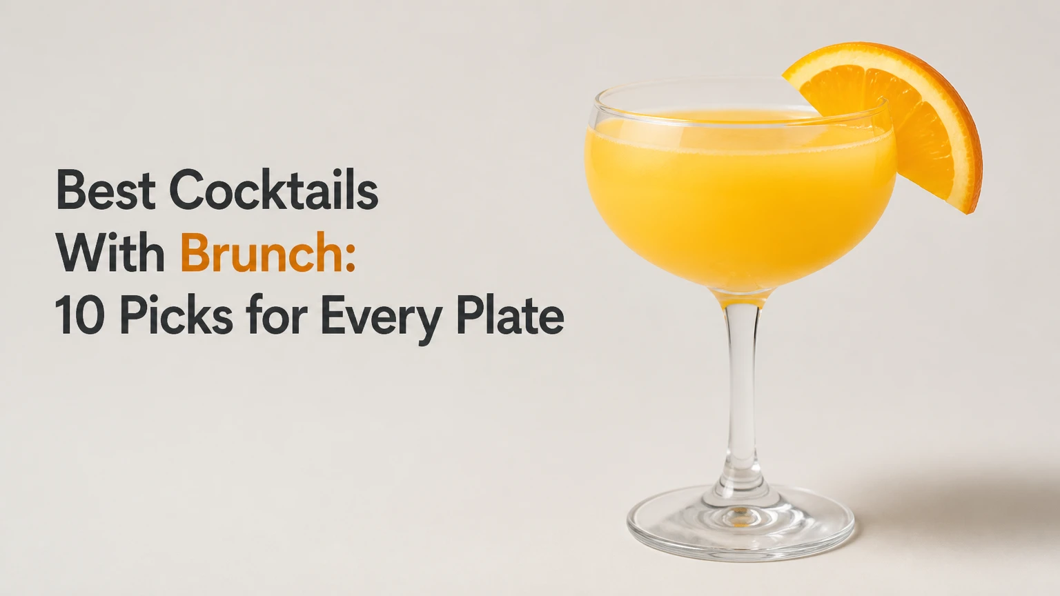 best cocktails with brunch