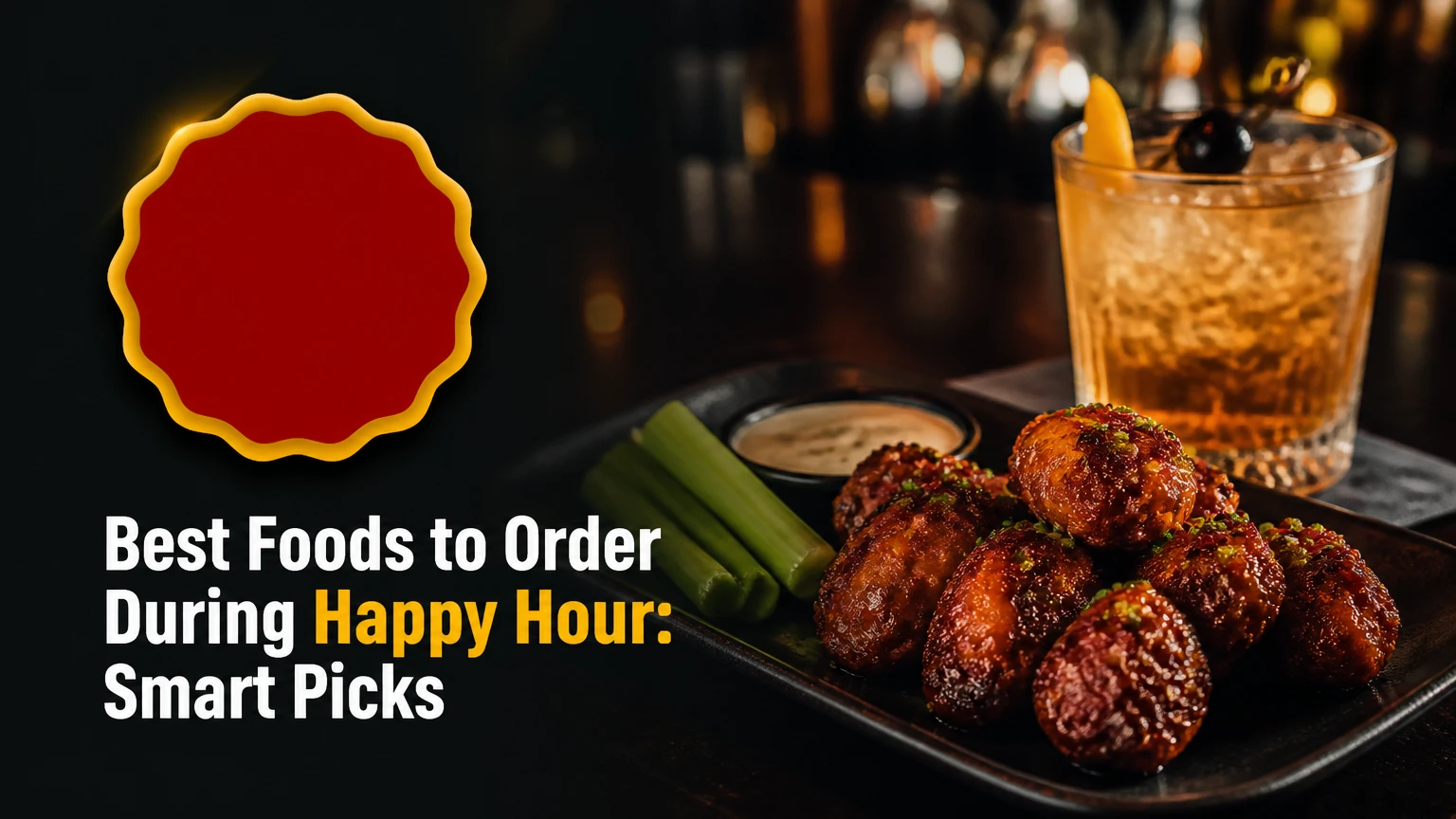 best foods to order during happy hour