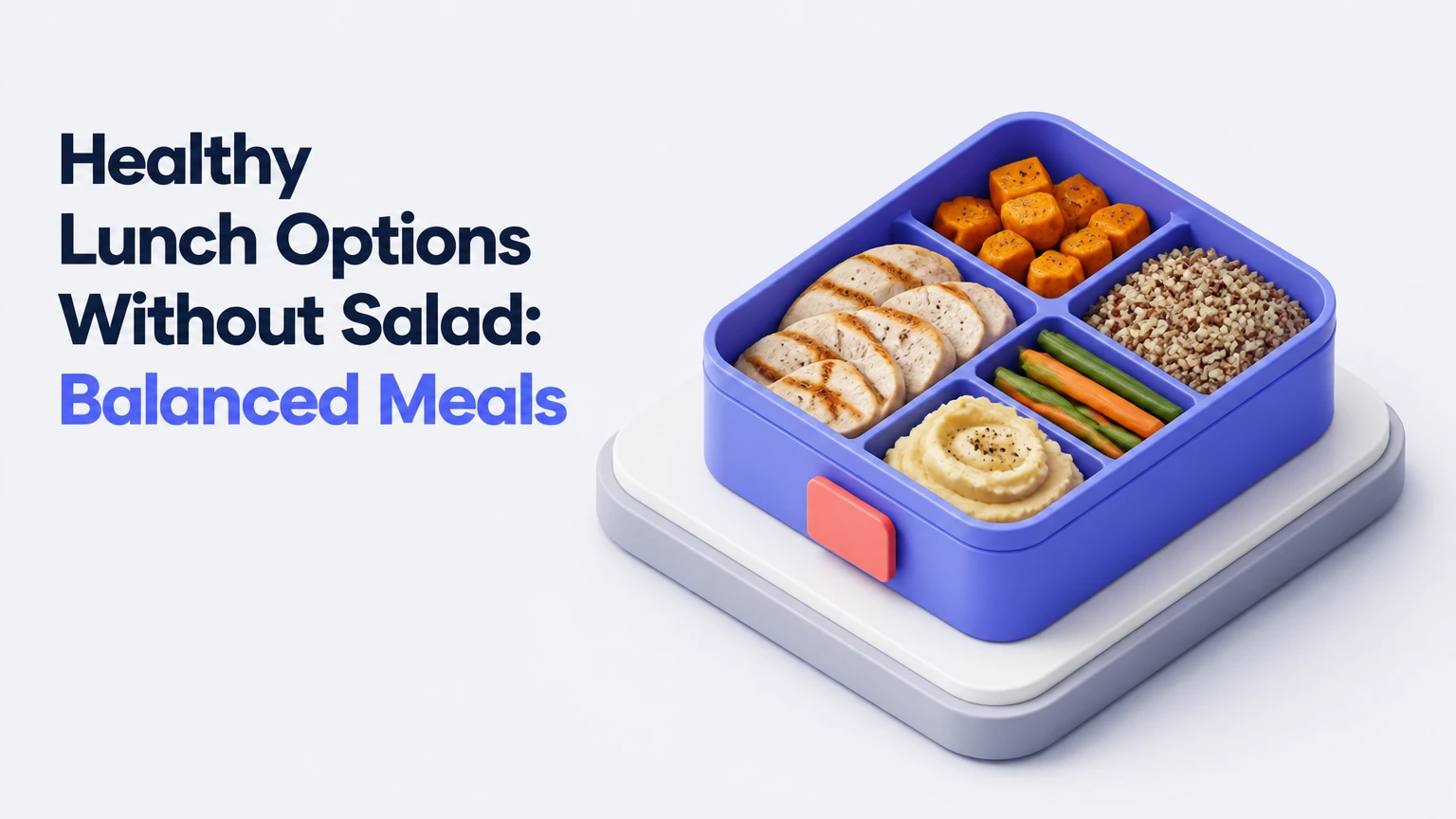 healthy lunch options without salad