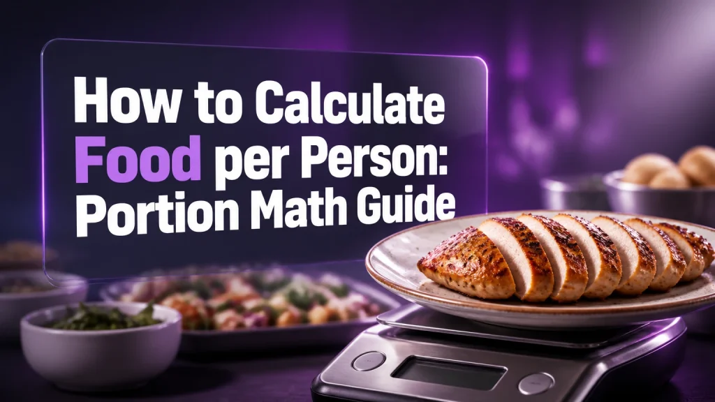 how to calculate food per person