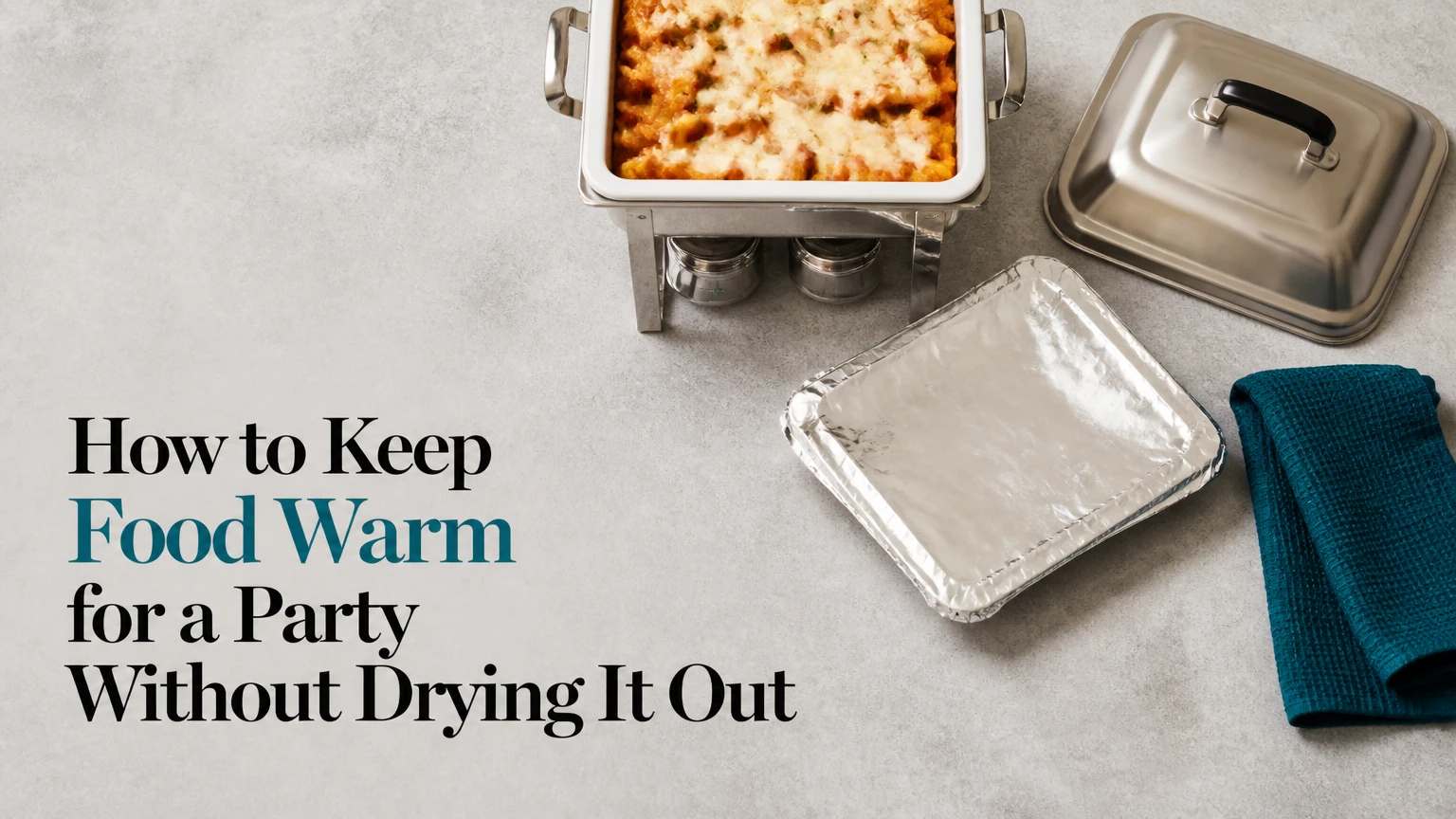 how to keep food warm for a party
