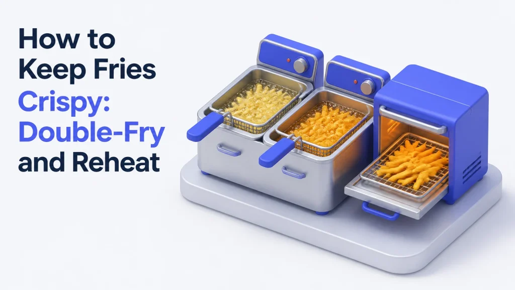how to keep fries crispy