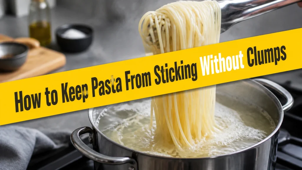 how to keep pasta from sticking