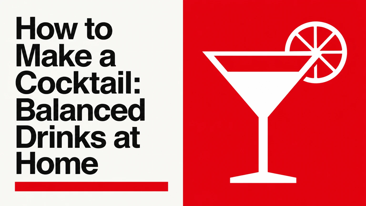 how to make a cocktail