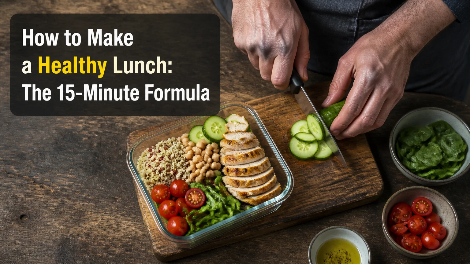 how to make a healthy lunch