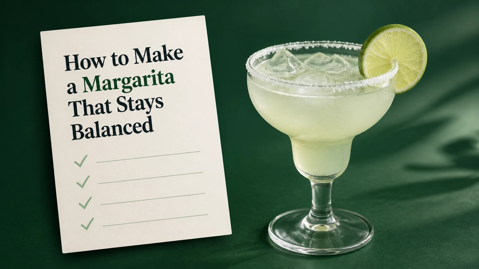 how to make a margarita