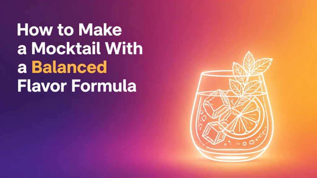 how to make a mocktail