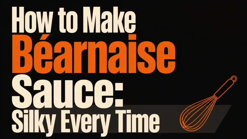 how to make bearnaise sauce