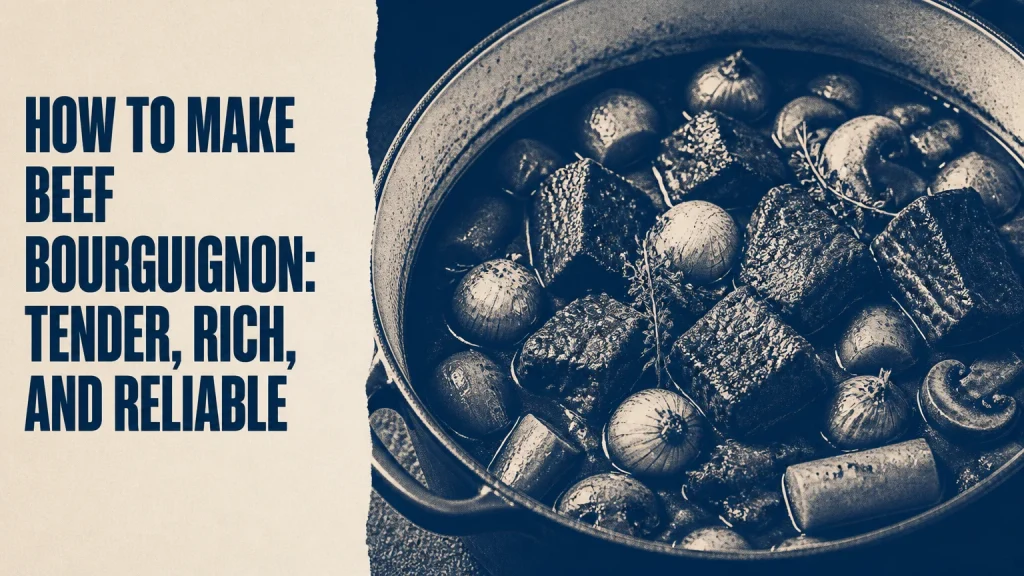 how to make beef bourguignon