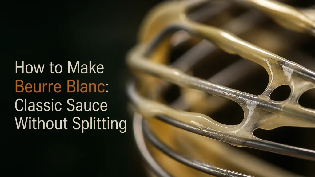 how to make beurre blanc