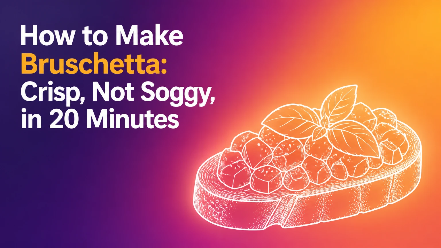 how to make bruschetta