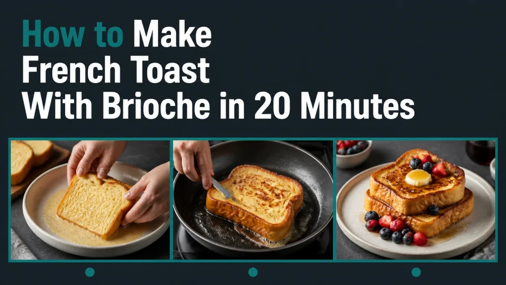 how to make french toast with brioche