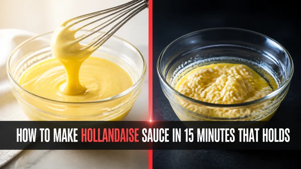 how to make hollandaise sauce