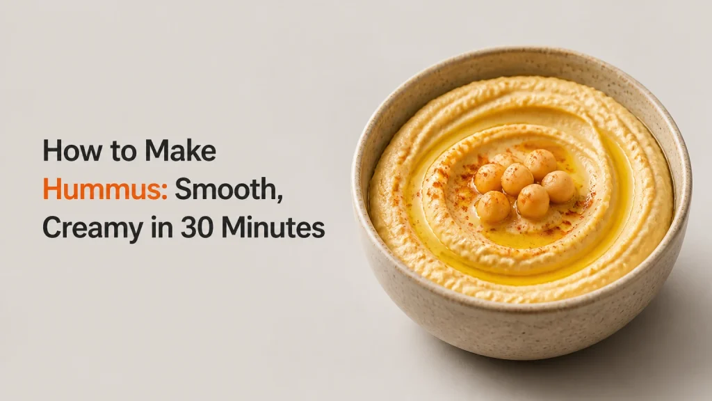 how to make hummus