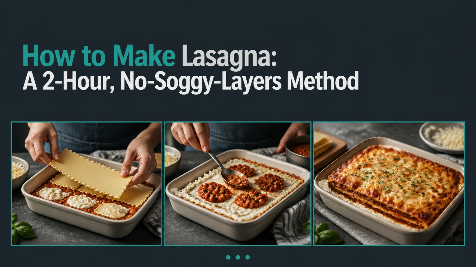 how to make lasagna