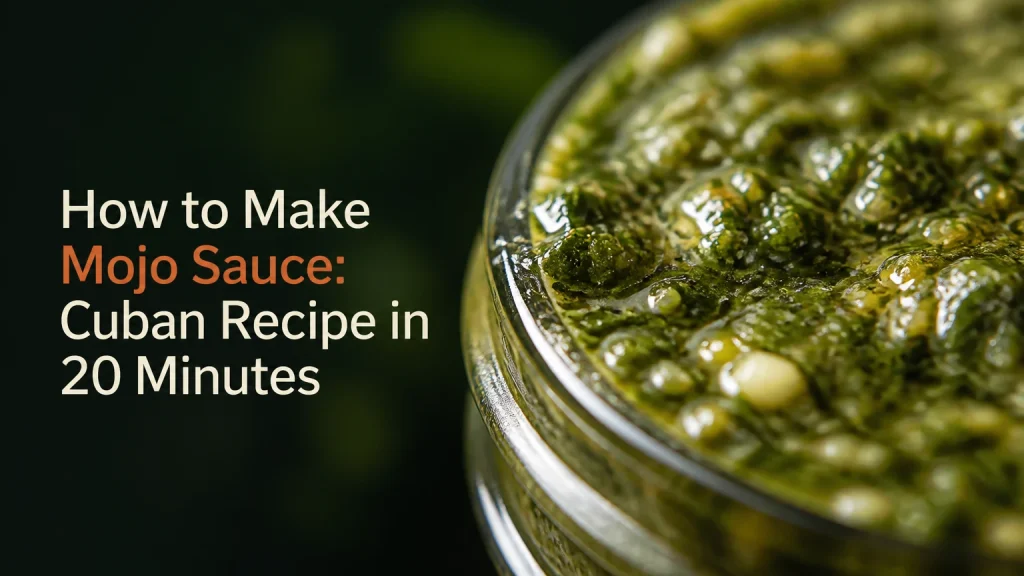 how to make mojo sauce