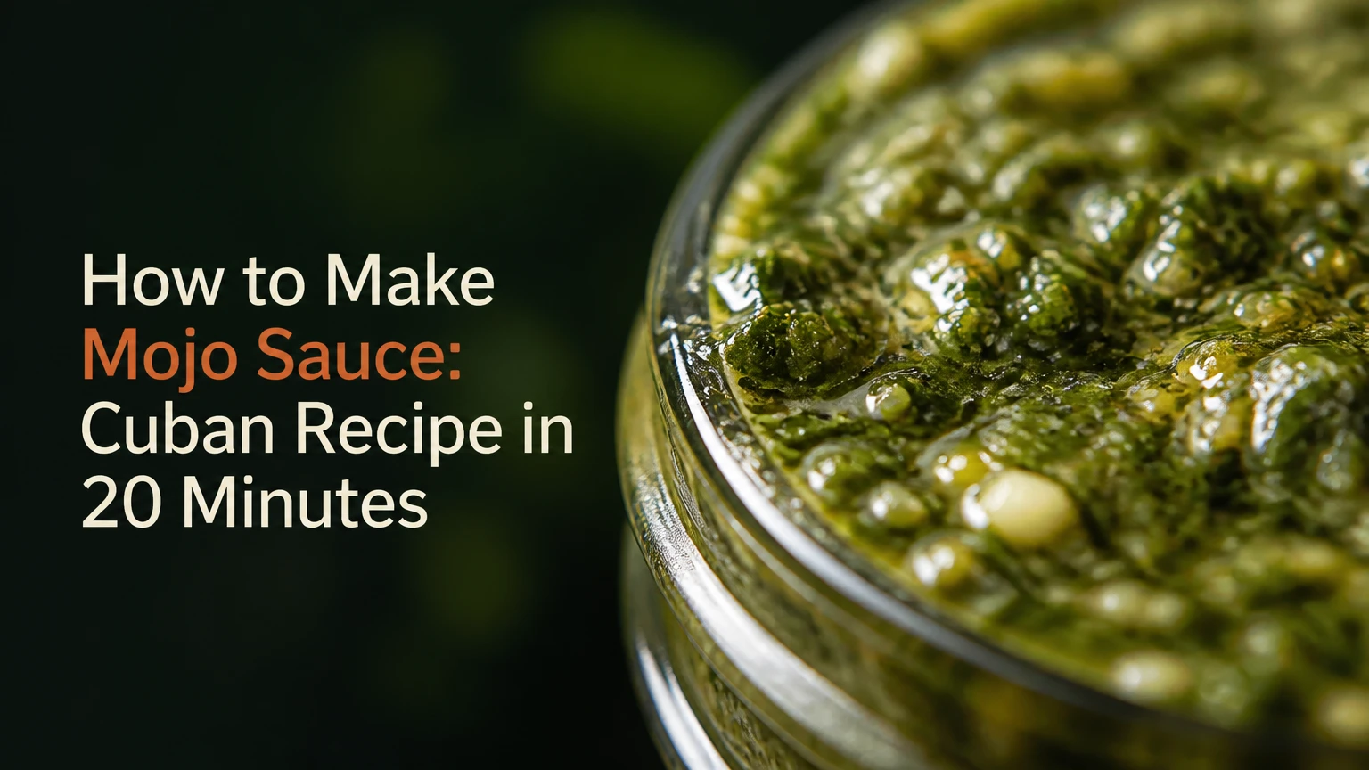 how to make mojo sauce