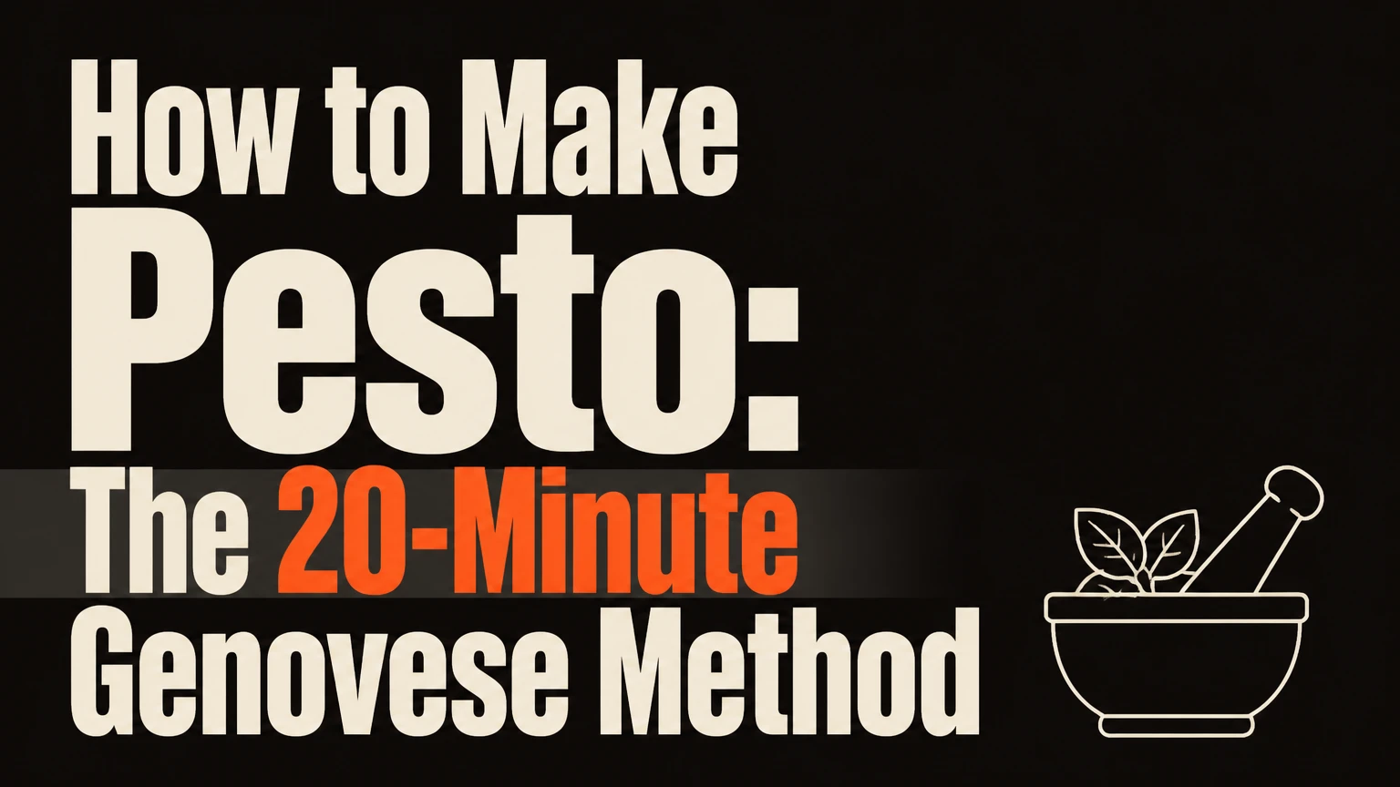 how to make pesto