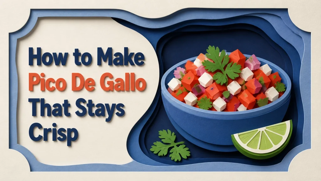 how to make pico de gallo