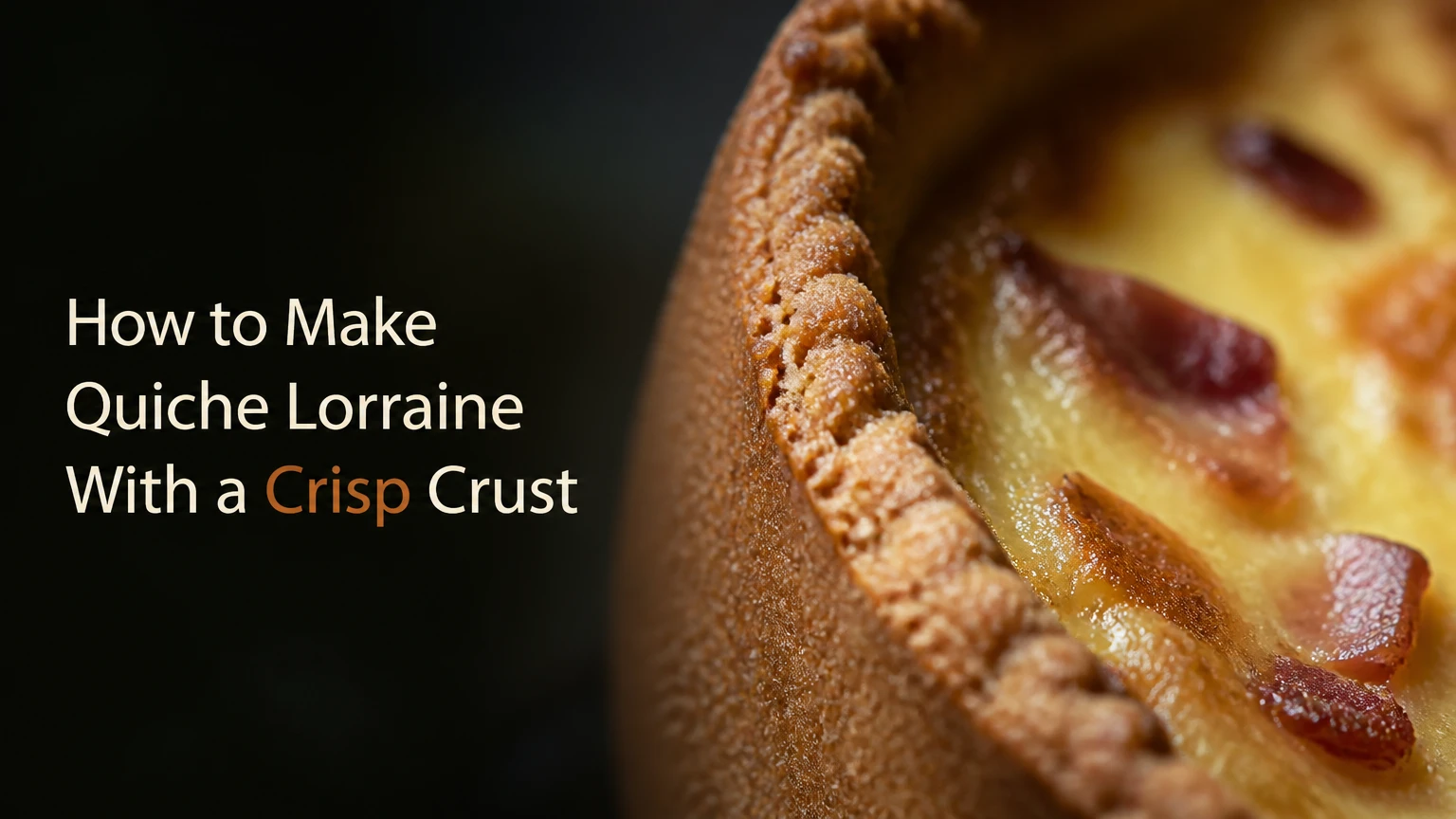 how to make quiche lorraine