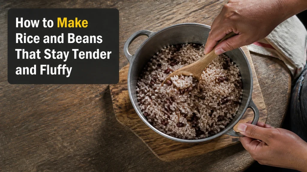 how to make rice and beans