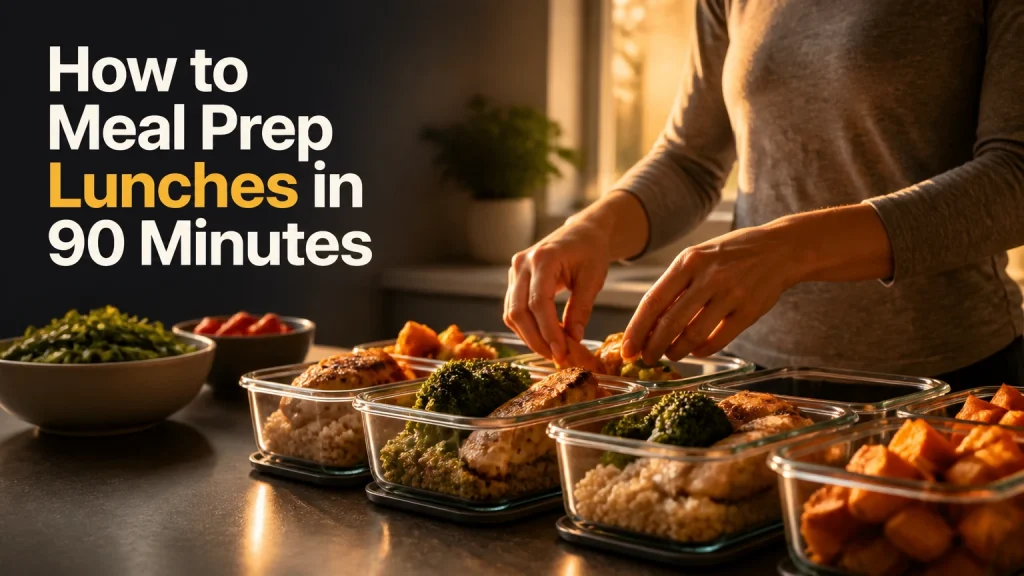 how to meal prep lunches