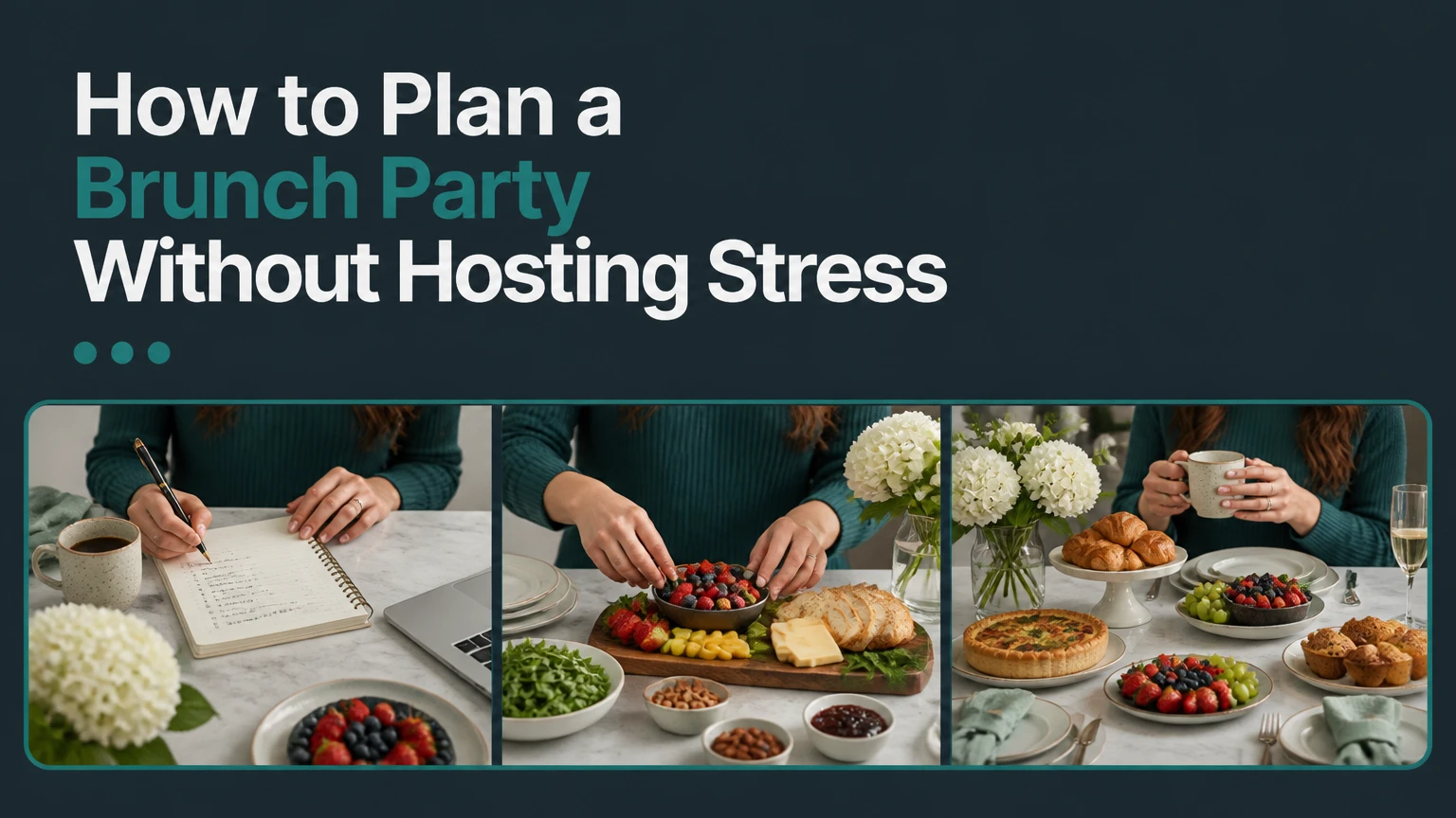 how to plan a brunch party