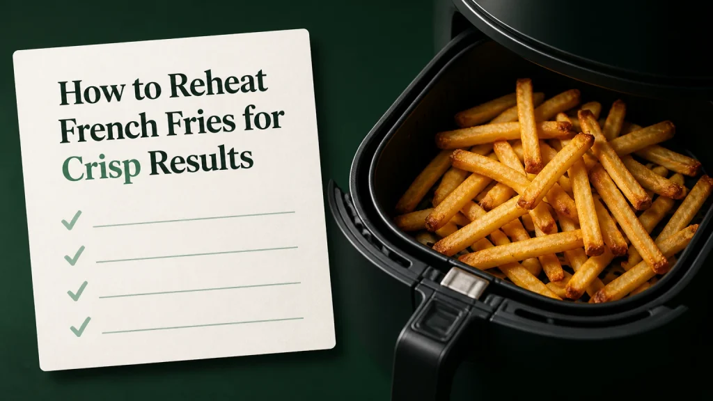 how to reheat french fries