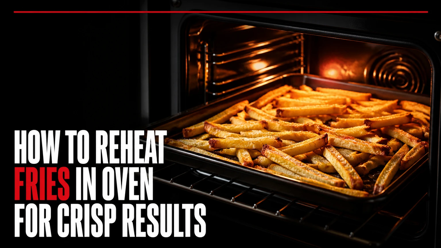 how to reheat fries in oven