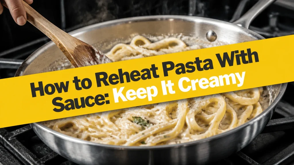 how to reheat pasta with sauce