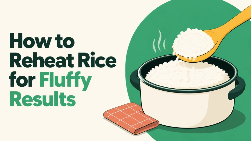 how to reheat rice