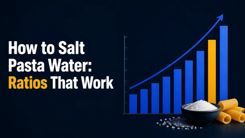 how to salt pasta water