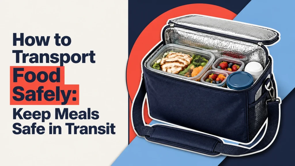 how to transport food safely