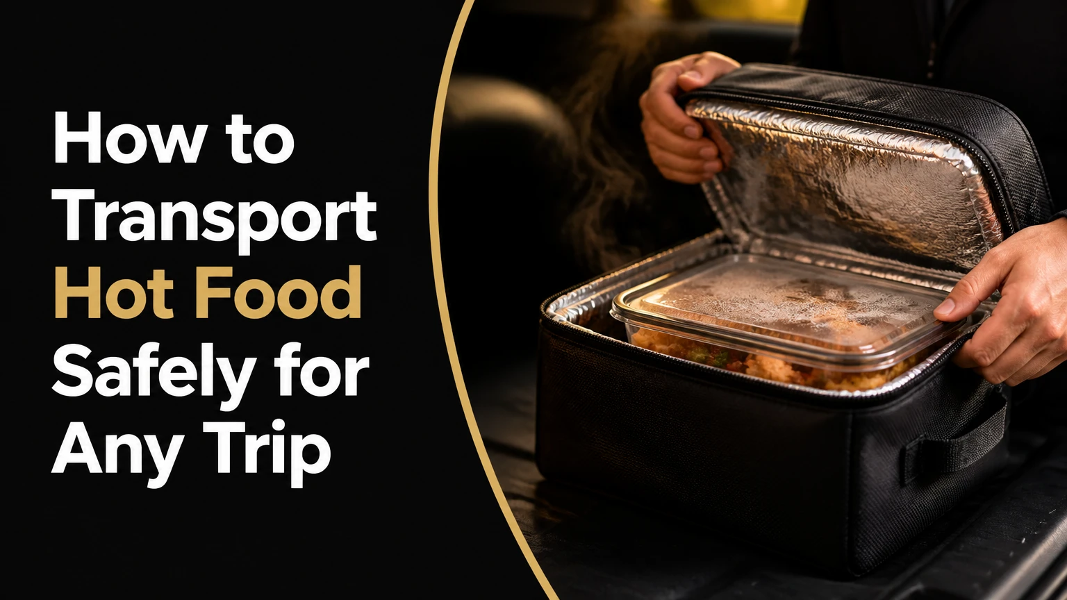 how to transport hot food