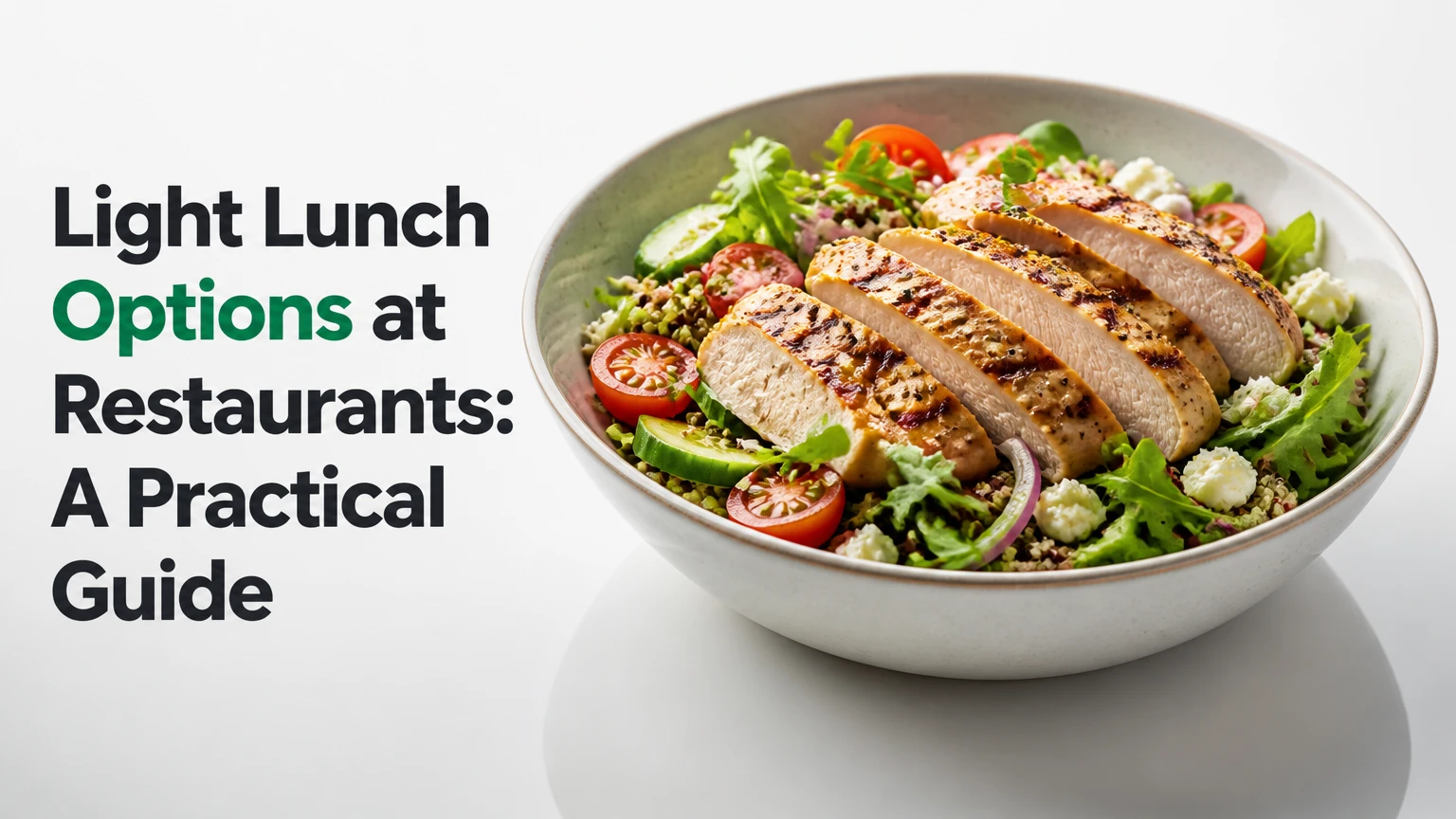 light lunch options at restaurants