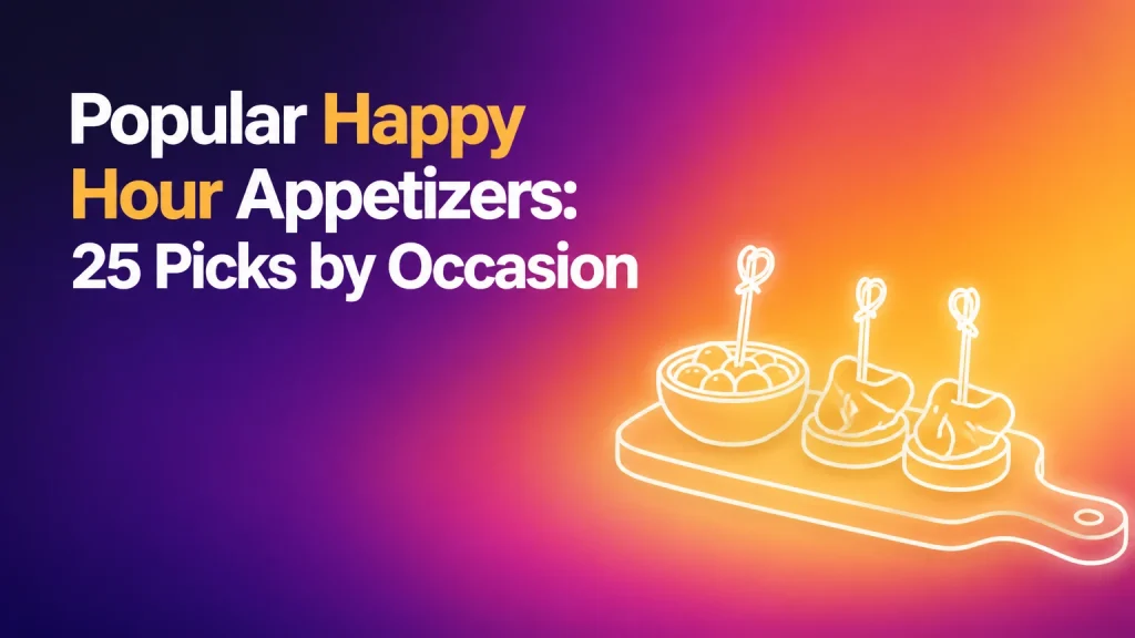 popular happy hour appetizers