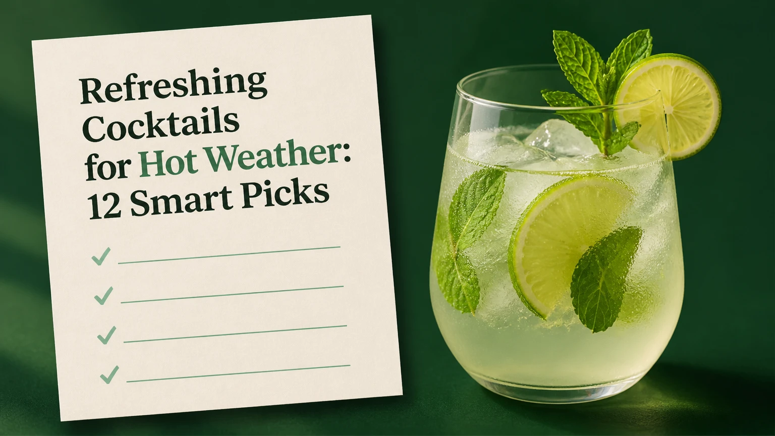 refreshing cocktails for hot weather