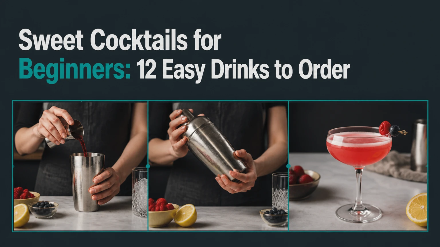 sweet cocktails for beginners