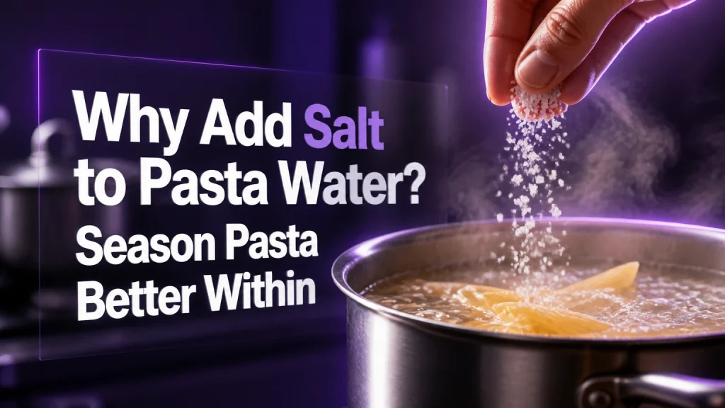 why add salt to pasta water