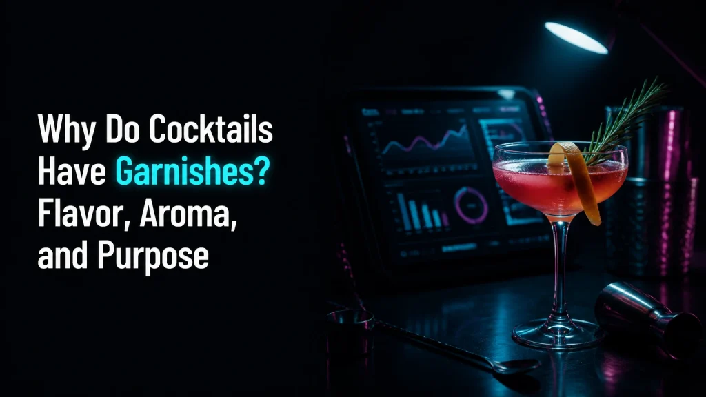 why do cocktails have garnishes