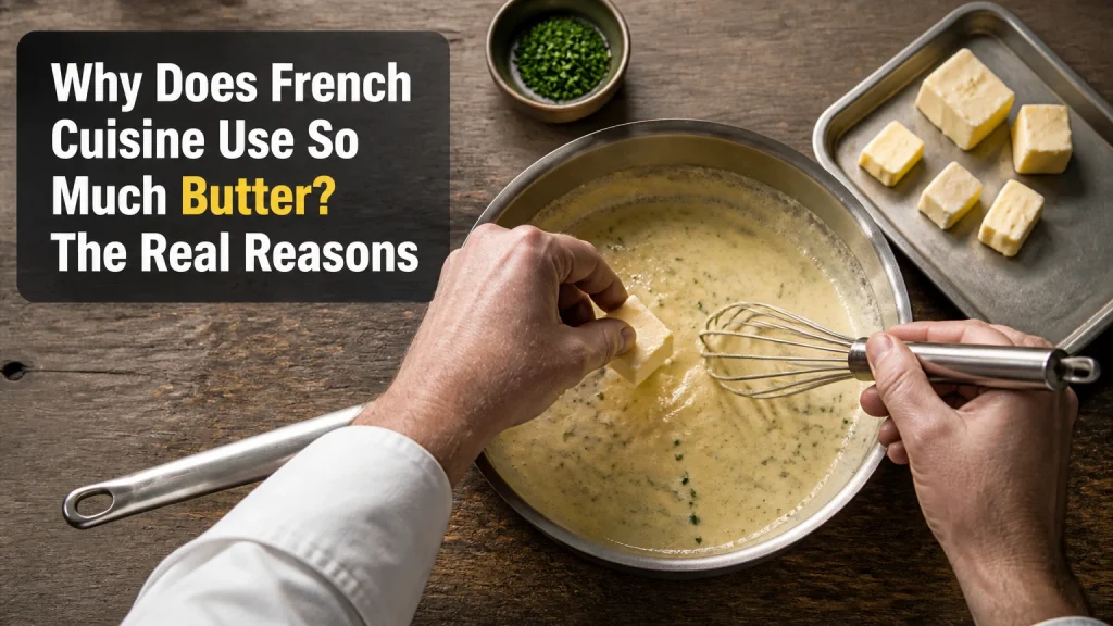 why does french cuisine use so much butter