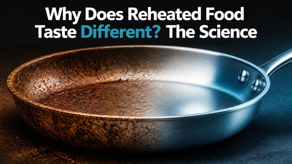 why does reheated food taste different