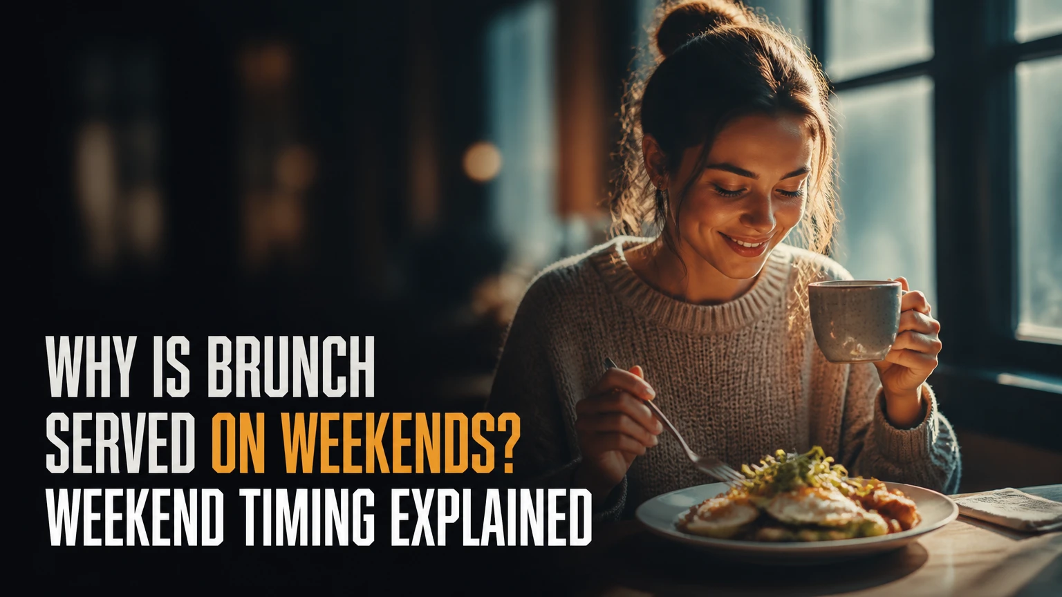 why is brunch served on weekends
