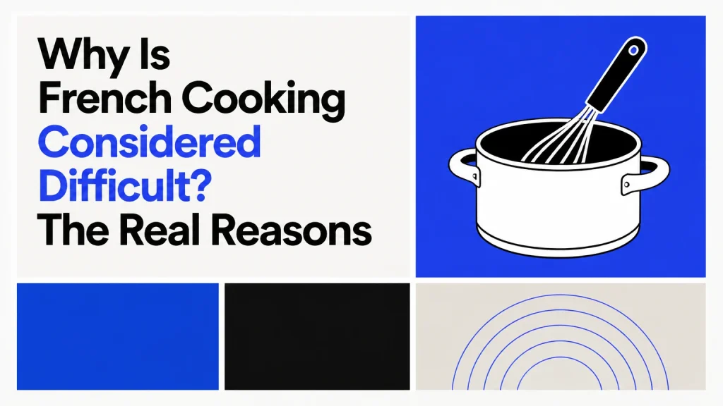 why is french cooking considered difficult
