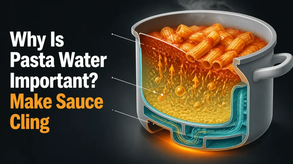 why is pasta water important